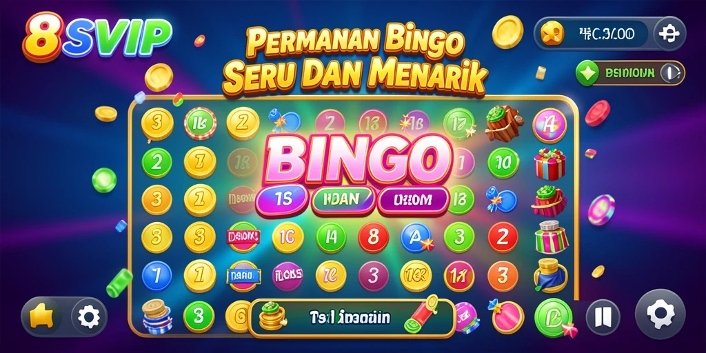Tampilan gameplay menarik dari 8SVIP yang menghadirkan Bingo seru.