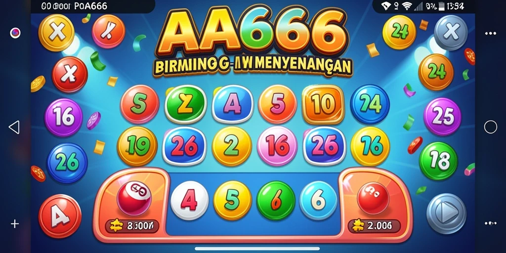 Screenshot gameplay AA666 yang menunjukkan keseruan permainan Bingo.