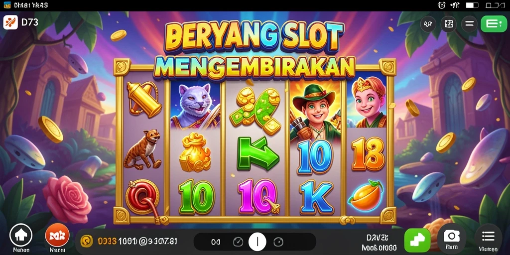 Tampilan gameplay D73 yang seru dan menawan.