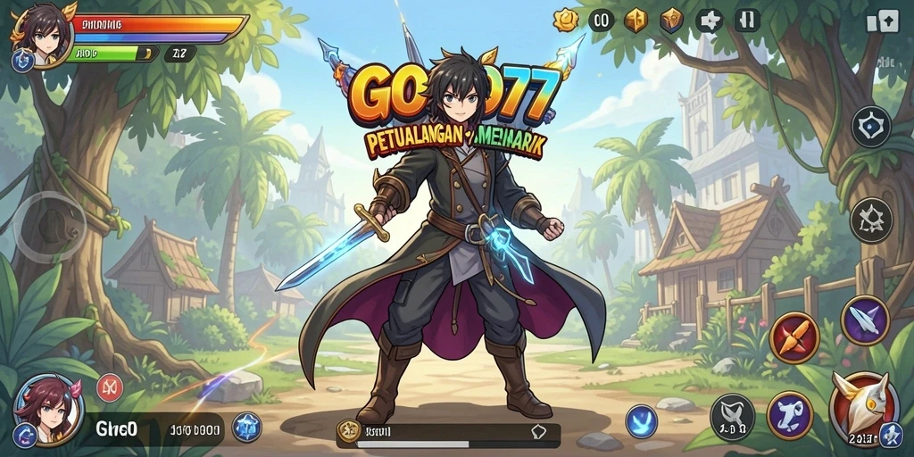 Tampilan gameplay epik dari karakter Anime di GOGO77.