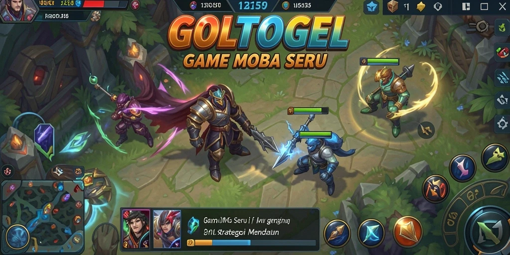 Tampilan gameplay menarik di <strong>GOLTOGEL</strong> menunjukkan aksi karakter dalam pertarungan tim.