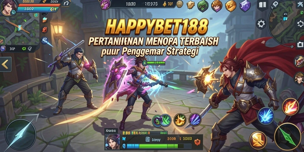 Tampilan menara dan strategi dalam gameplay Tower Defense.
