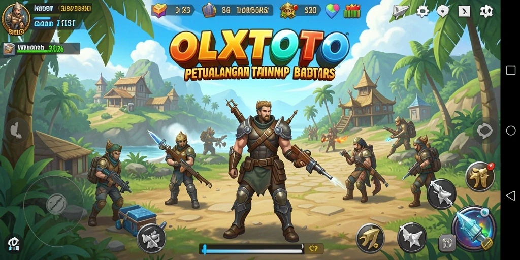 Tangkapan layar utama OLXTOTO menampilkan keindahan dunia terbuka yang menakjubkan.