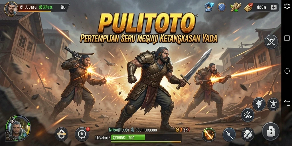 Screenshot PULITOTO menampilkan aksi pertempuran yang dinamis dan grafis yang memukau.