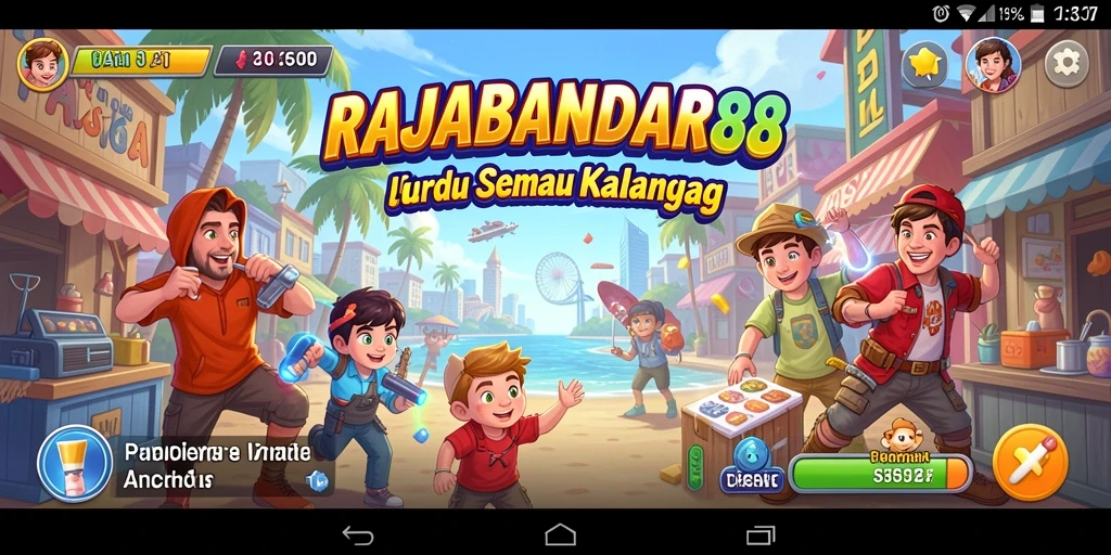 Tampilan menarik dari gameplay seru RAJABANDAR88.