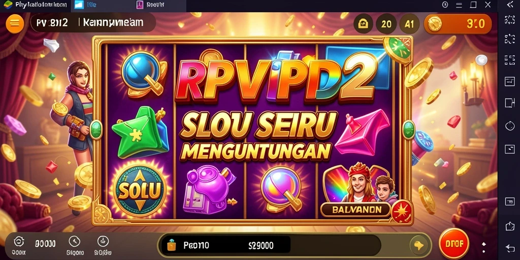 Tampilan gameplay RPVIP2 yang menarik dengan banyak pilihan slot.