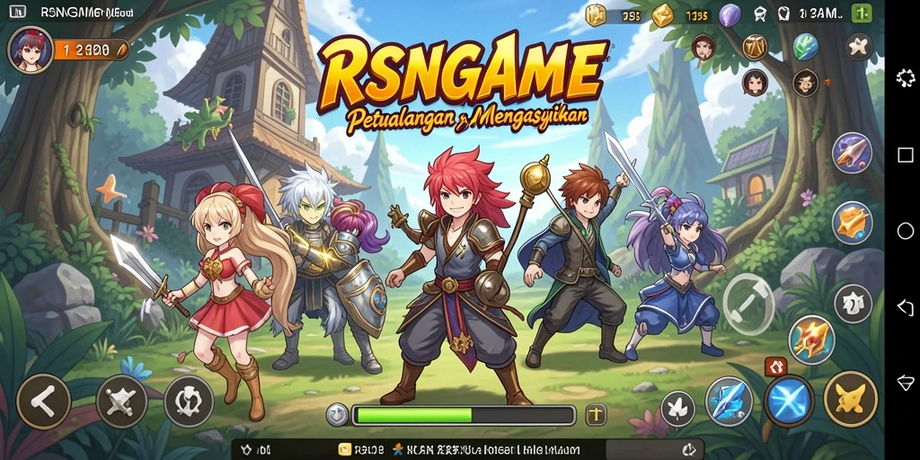 Tampilan grafik menakjubkan dalam game Anime RSNGAME.