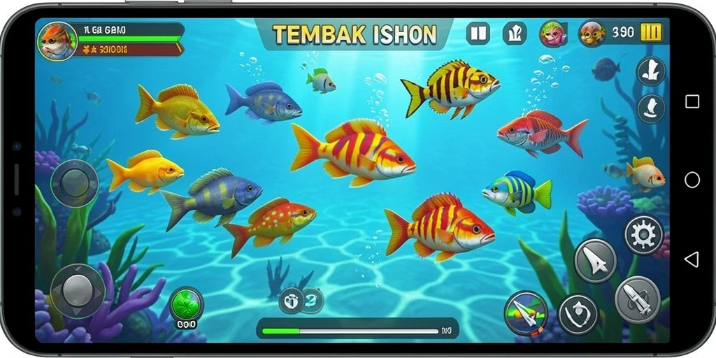 Screenshot utama dari gameplay Tembak Ikan S80 yang seru.