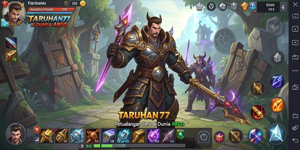 Tampilan gameplay ARPG yang menarik dan penuh aksi.