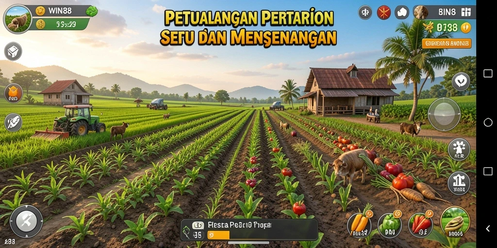 Tampilan gameplay yang menarik dan penuh warna di WIN88.